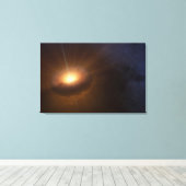 Himmelsobjekt Cx330. Leinwanddruck (Insitu (Holzboden))