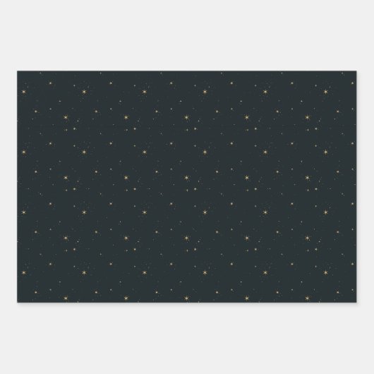 Himmelspapier (Sonne, Mond, Zodiac) Geschenkpapier Set (Vorderseite 3)