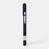 Himmelsrabe Dunkle Akademie Monogramm iPhone 16 Hülle (Linke Seite)