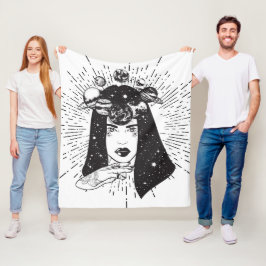 Himmelsraumfrau Fleecedecke