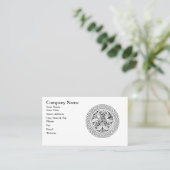 Himmelsring mit Vögeln Visitenkarte (Stehend Vorderseite)