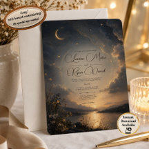 Himmelsromanze-Hochzeitseinladung
