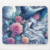 Himmelsrose Hexe Träumeland Mousepad (Vorne)
