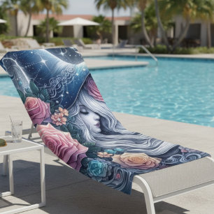 Himmelsrose Hexe Traumlandschaft Strandtuch