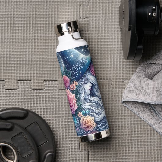 Himmelsrose Hexe Traumlandschaft Trinkflasche (Fitnessstudio)