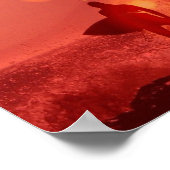 Himmelsschiff Poster (Ecke)