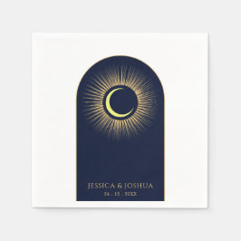 Himmelsschiffsmond Serviette