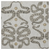 Himmelsschlangen silber stoff (Muster)