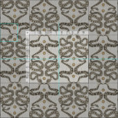 Himmelsschlangen silber stoff (Kachel)