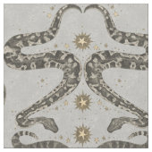 Himmelsschlangen silber stoff (Nahaufnahme)