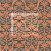 Himmelsschlangen Stoff (Kachel)