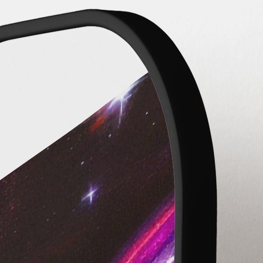 Himmelsschmetterling Schwarz-Weiß Pickleball Schläger (Linke Seite)