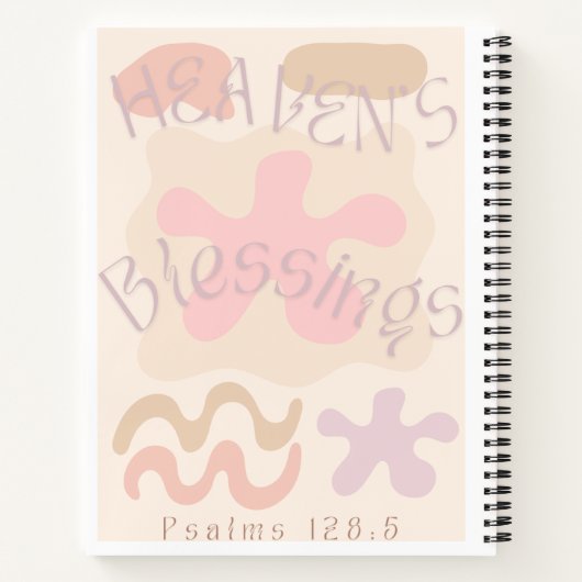 Himmelssegmente / Christliches Notebook Notizblock (Rückseite)