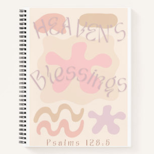 Himmelssegmente / Christliches Notebook Notizblock