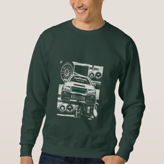 Himmelssilhouette Sweatshirt (Vorderseite)