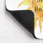 Himmelssonne Scheint Hell Mousepad (Ecke)