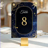 Himmelssonne und Mondhochzeit Tischnummer