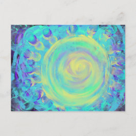 Himmelsspirituelles Portal Christliche Prophezeiun Postkarte