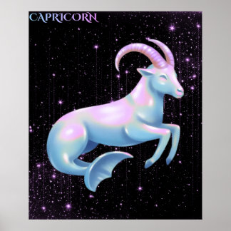 Himmelssteinbock – Astrologie-Kunst Poster