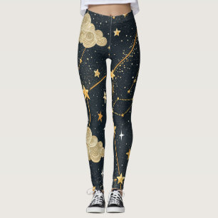 Himmelssternbild-Muster (2) Leggings