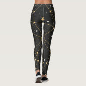 Himmelssternbild-Muster (3) Leggings (Rückseite)