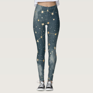 Himmelssternbild-Muster (4) Leggings