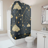 Himmelssternbildmuster (2) duschvorhang (Beispiel)