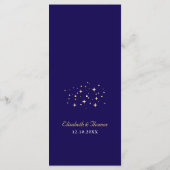 Himmelssternehmung Menükarte (Rückseite)