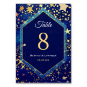 Himmelssternehmung Tischnummer (Rückseite)