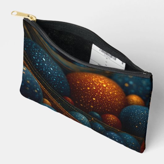 Himmelsstrom: Abstrakte Welten in Bewegung Zubehörtasche (Offen)