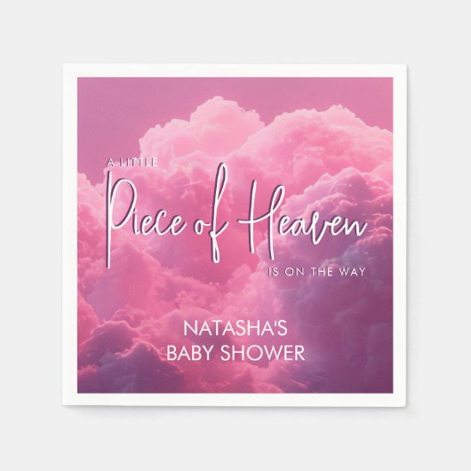 Himmelsstück ist auf dem Weg zum Dreamy Magical Serviette (Vorderseite)