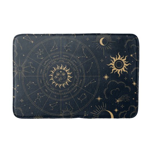 HimmelsSun und Mond Badematte (Vorderseite)