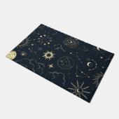 HimmelsSun und Mond Fußmatte (Schrägansicht)