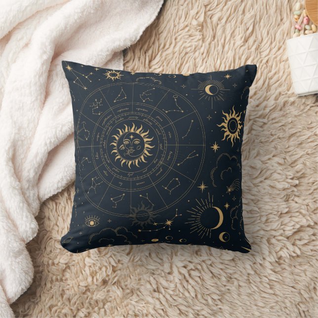HimmelsSun und Mond Kissen (Decke)