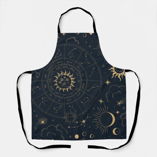 HimmelsSun und Mond Schürze (Vorderseite)