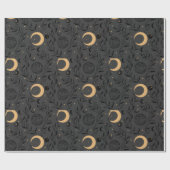 HimmelsSun- und Mondmuster Geschenkpapier (Flach)