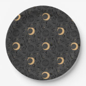 HimmelsSun- und Mondmuster Pappteller (Vorderseite)
