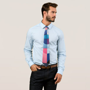 Himmelssymmetrie: Geometrische Formen, Blues und R Krawatte