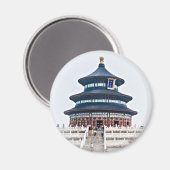 Himmelstempel Magnet (Vorderseite/Rückseite)