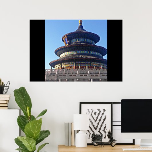 Himmelstempel Poster (Heimbüro)