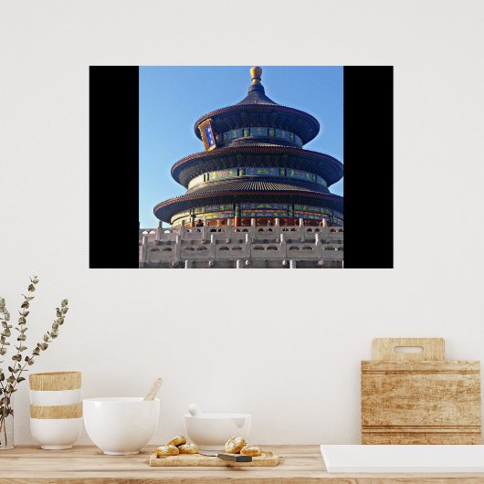 Himmelstempel Poster (Küche)