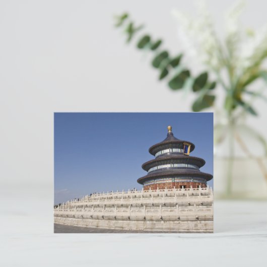 Himmelstempel Postkarte (Stehend Vorderseite)