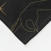 Himmelsterndecke Fleecedecke (Ecke)