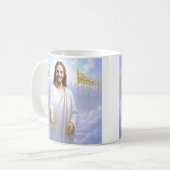 Himmelstor Jesus Kaffeetasse (Vorderseite Links)