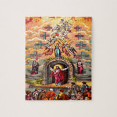 Himmelstor Jesus umarmt von Engeln Puzzle (Vertikal)