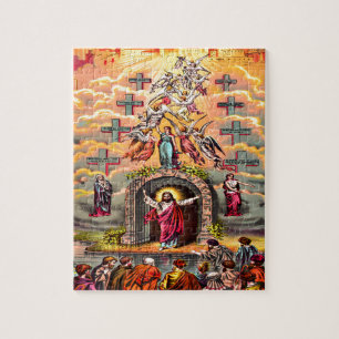 Himmelstor Jesus umarmt von Engeln Puzzle