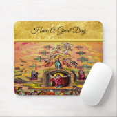 Himmelstor mit goldener Folientextur und Jesus Mousepad (Mit Mouse)