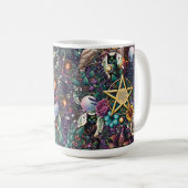 Himmelsträumer Mystische Design Heide und Natur Kaffeetasse (VorderseiteRechts)