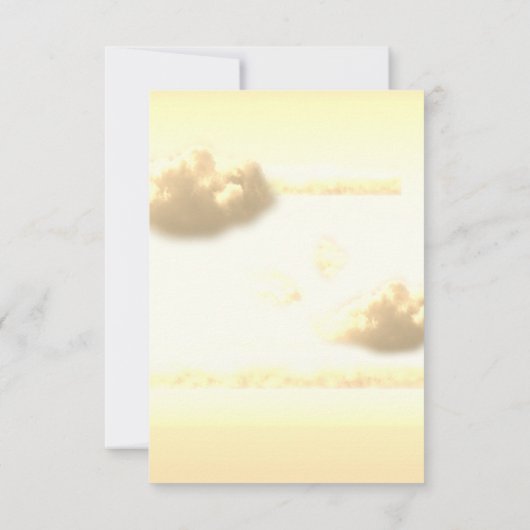 Himmelstraumwolke neun Vintag Save the Date (Rückseite)