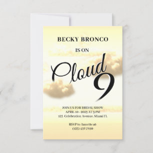 Himmelstraumwolke neun Vintag Save the Date